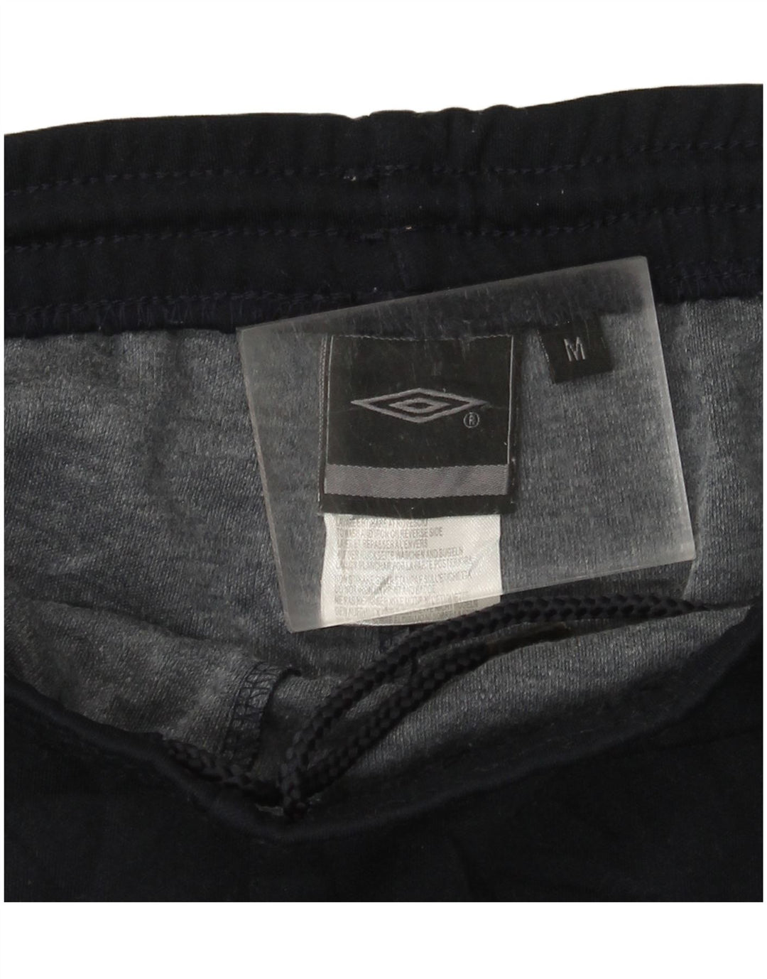 Pantaloni scurți sport grafic UMBRO pentru bărbați, poliester color bloc mediu, albastru marin