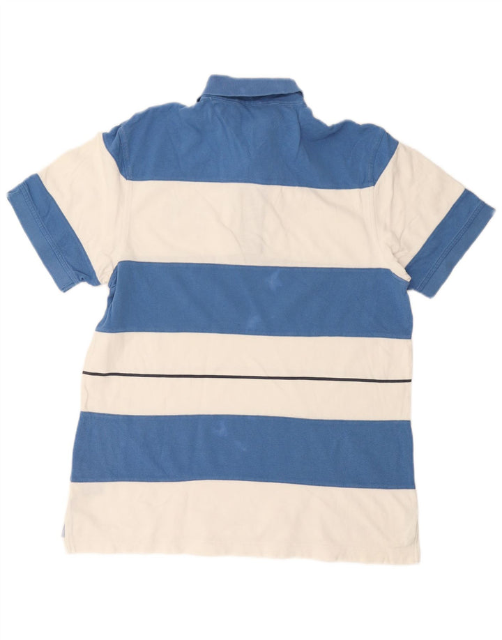 Tricou polo personalizat pentru bărbați Tommy Hilfiger, bumbac cu dungi albastre mari