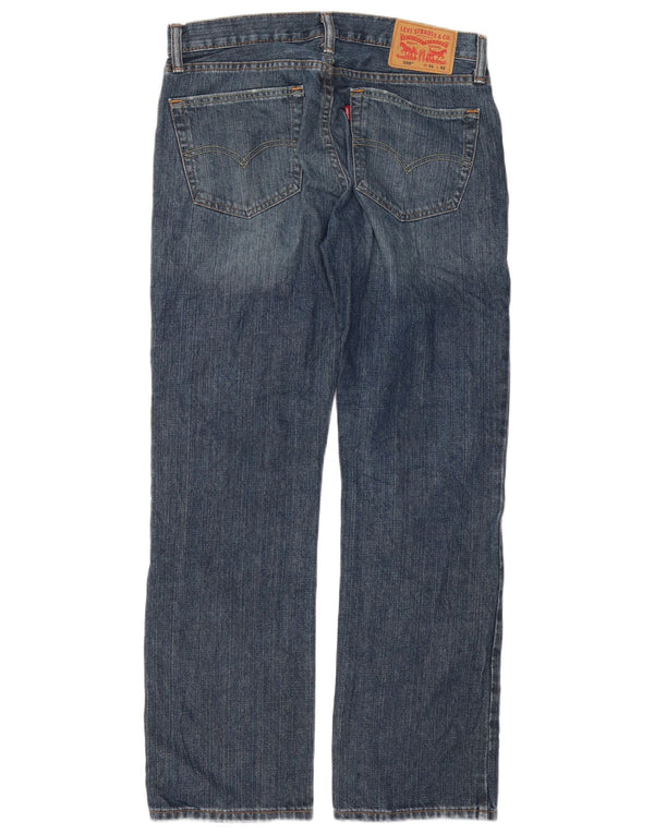 Blugi drepti pentru bărbați Levi's 559, cu ajustare relaxată, L31 L32, bumbac albastru