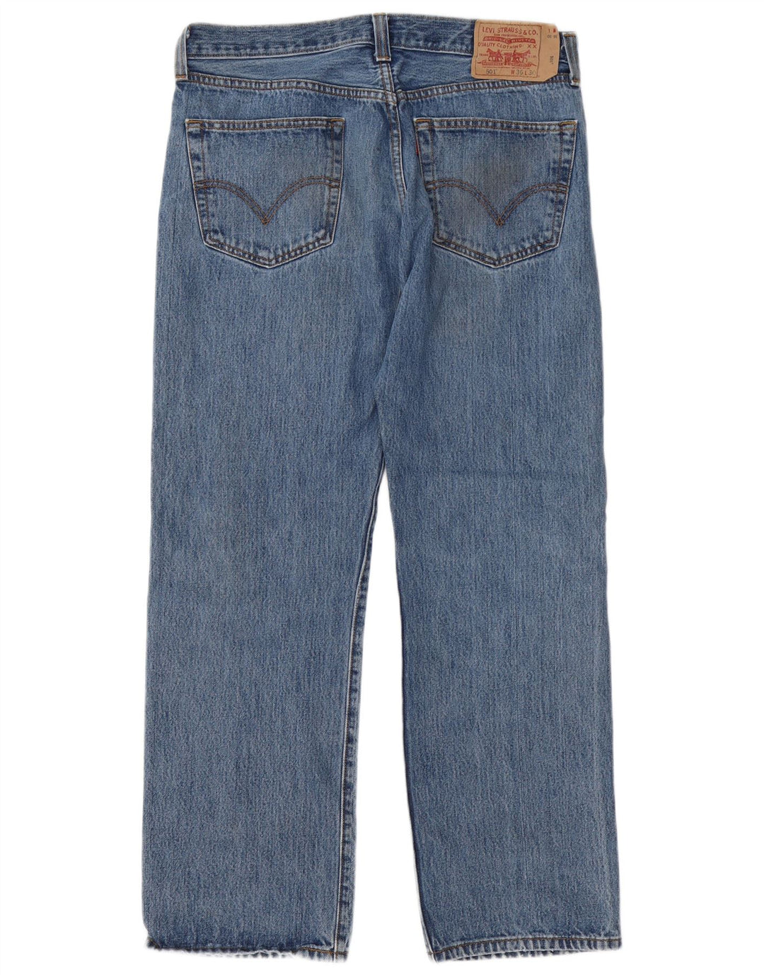 Blugi drepti pentru bărbați Levi's 501 W36 L30 Bumbac albastru