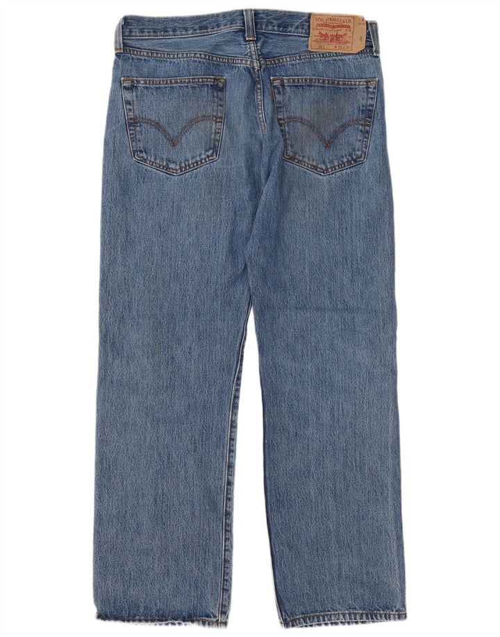Blugi drepti pentru bărbați Levi's 501 W36 L30 Bumbac albastru