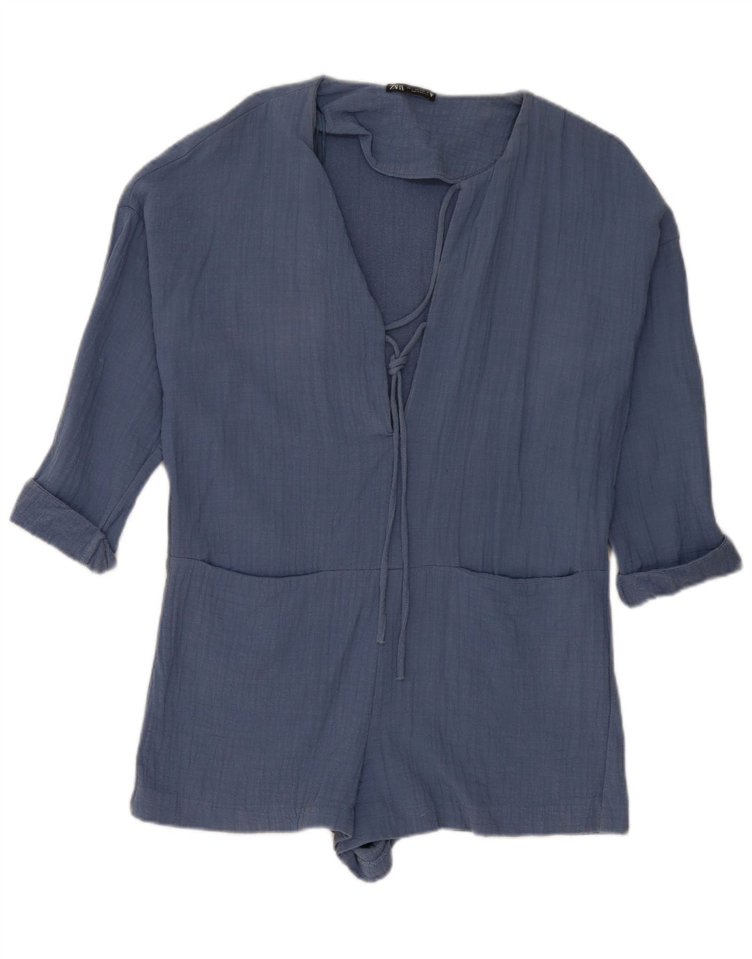 Costum supradimensionat pentru femei Zara UK 10 Small Blue