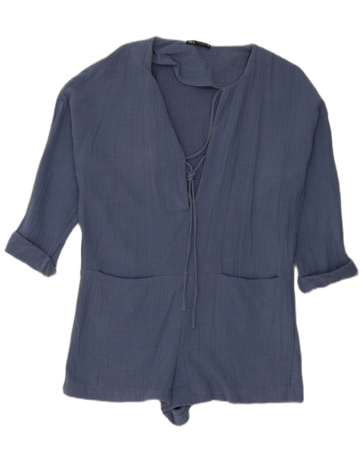 Costum supradimensionat pentru femei Zara UK 10 Small Blue