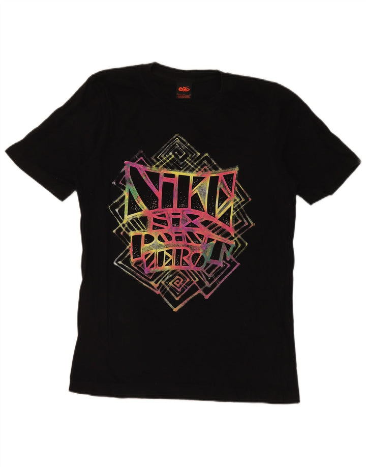 Tricou grafic pentru bărbați NIKE Top mediu negru
