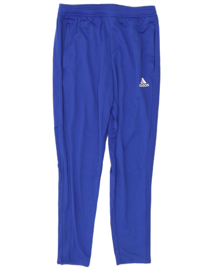 ADIDAS Mens Climalite Tracksuit Trousers Medium  Blue Polyester