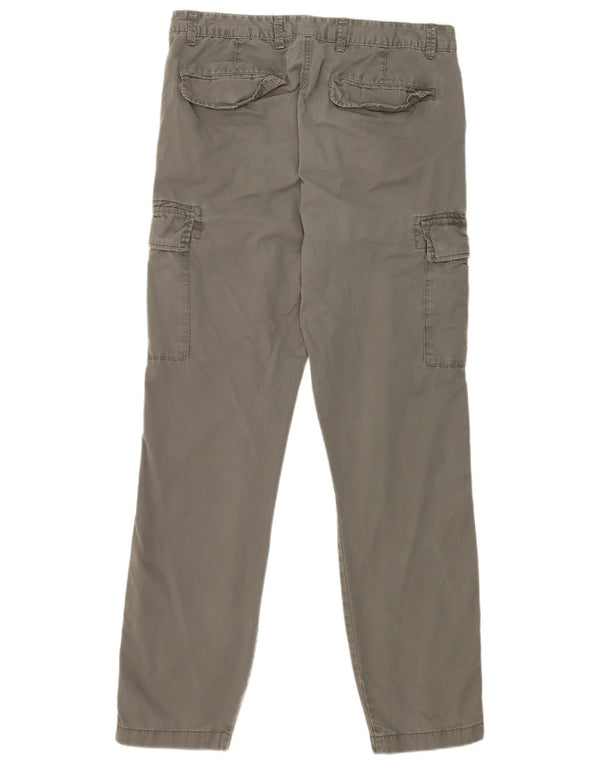 Pantaloni cargo drepti pentru bărbați Marks & Spencer L34 L33 Bumbac kaki