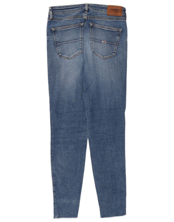 Blugi skinny pentru femei Tommy Hilfiger W28 L26 Blue Crosta