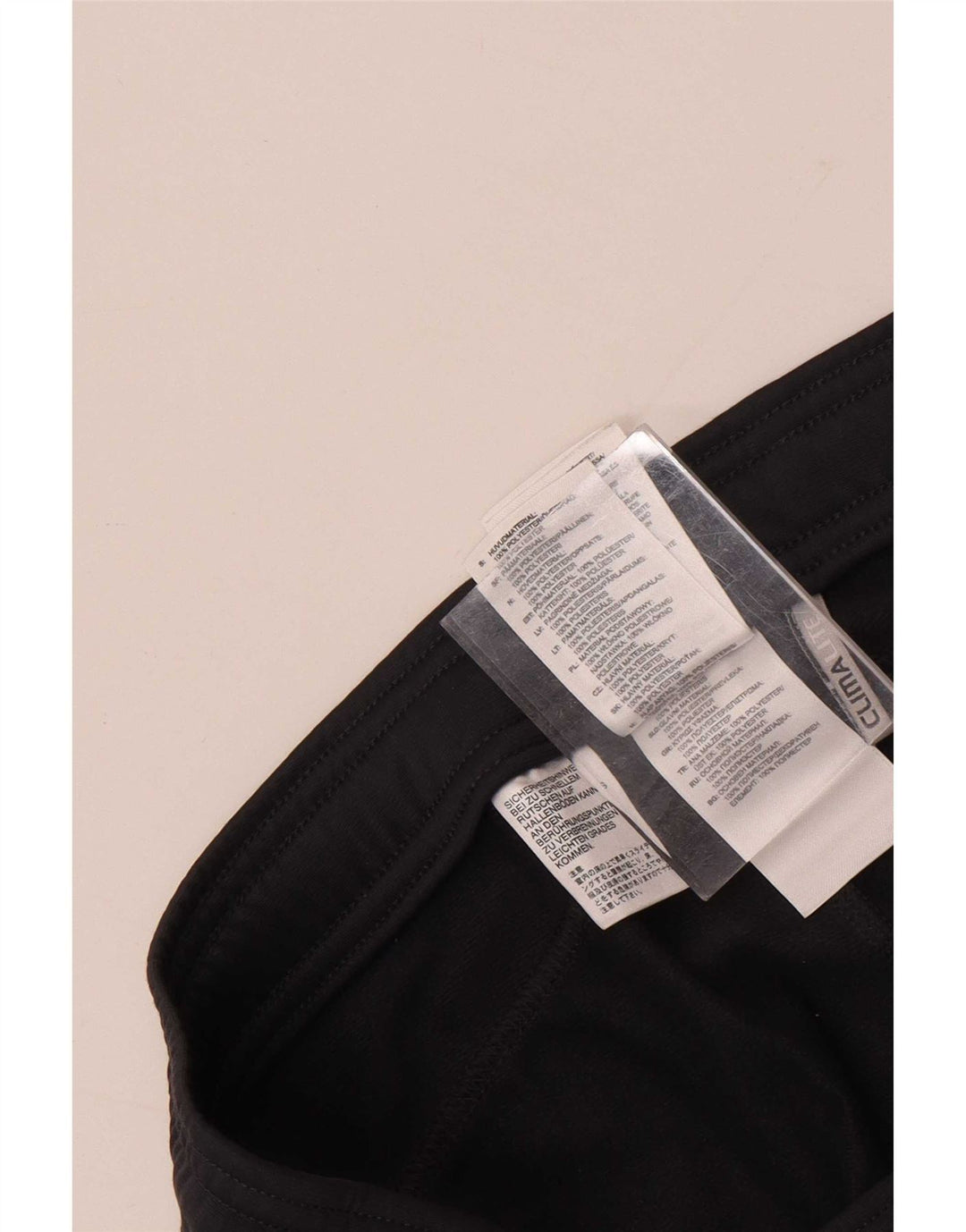 Pantaloni de trening Adidas Climalite pentru femei UK 12 Medium Gri Poliester