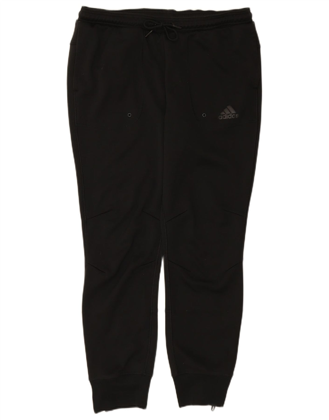 Pantaloni de trening pentru femei ADIDAS Joggeri UK 16 Poliester negru mare