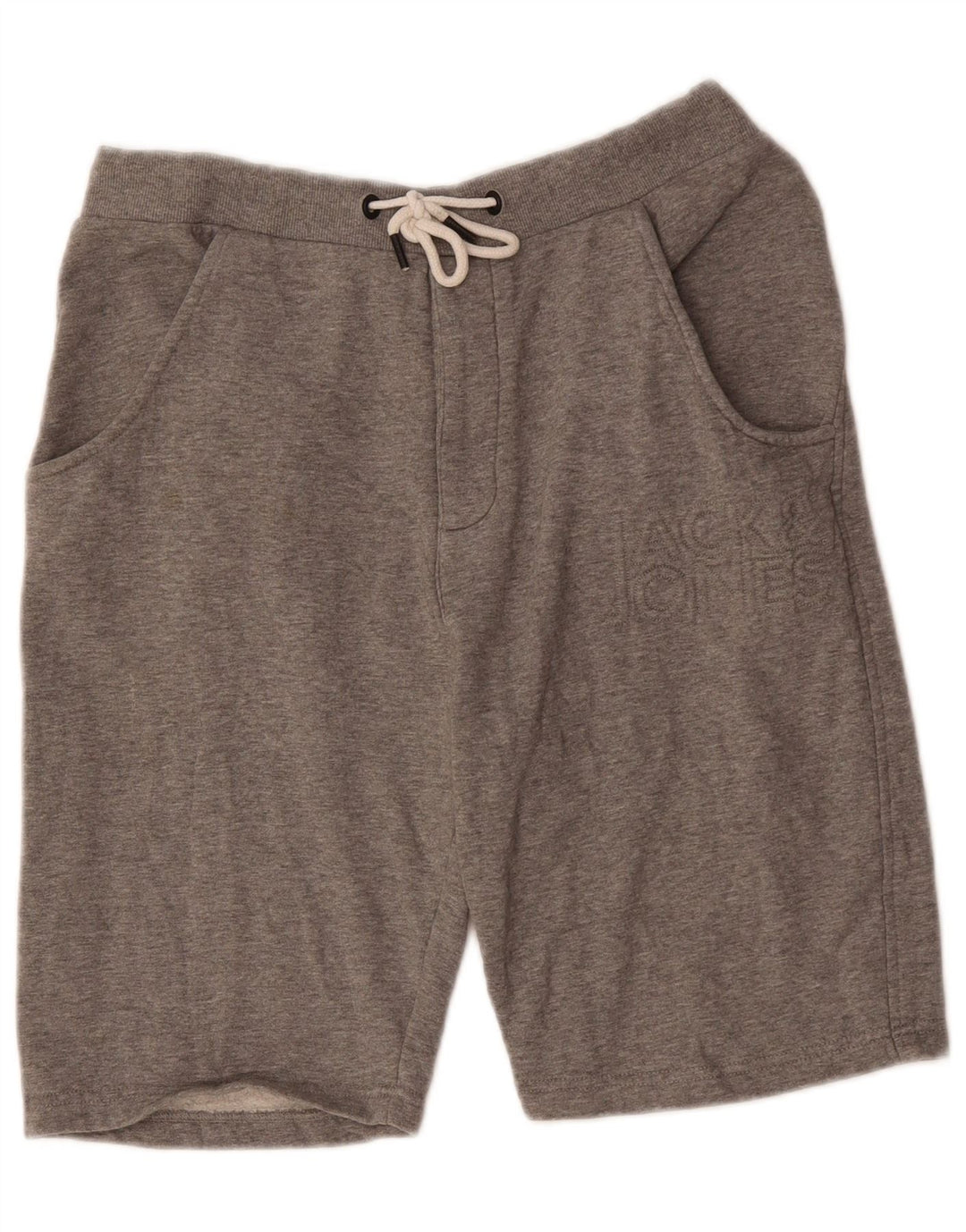 Pantaloni scurți sport Jack & Jones pentru bărbați, mari, gri, bumbac