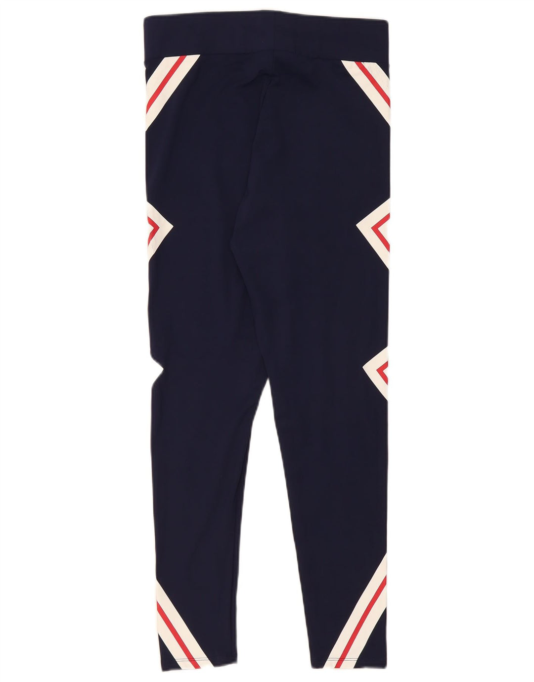 Leggings cu grafic pentru femei Fila UK 14, mare, poliester geometric, albastru marin