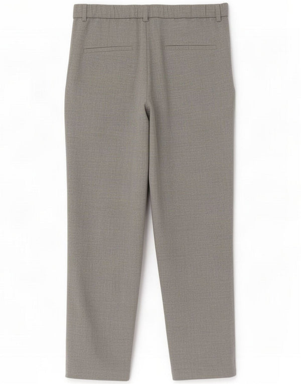 Zara Womens Trafaluc Cropped Pantaloni L32 L24 Gri Colorblock