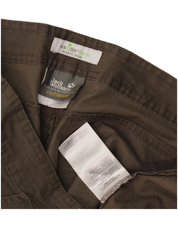 Jack Wolfskin Pantaloni cargo drepti pentru femei Mediu L30 L30 Kaki Poliester