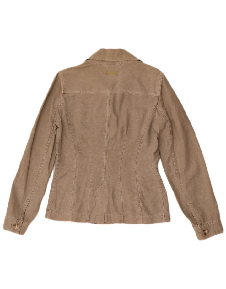 Marlboro Classics Jachetă utilitare pentru femei UK 10 Small Grey Linen