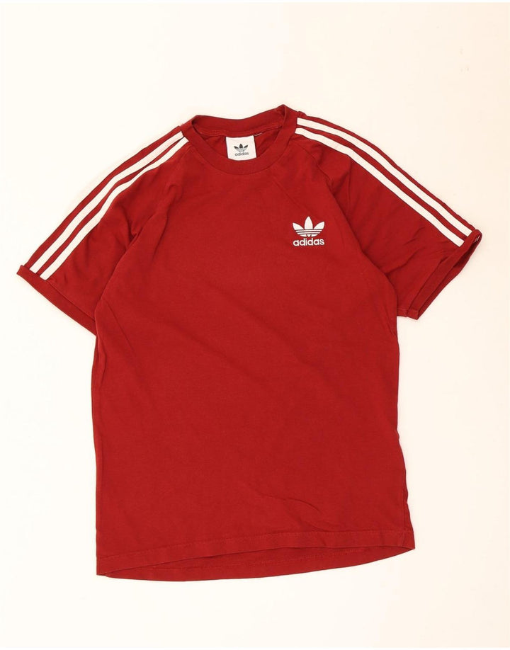 Tricou pentru bărbați Adidas Top mic, roșu, bumbac