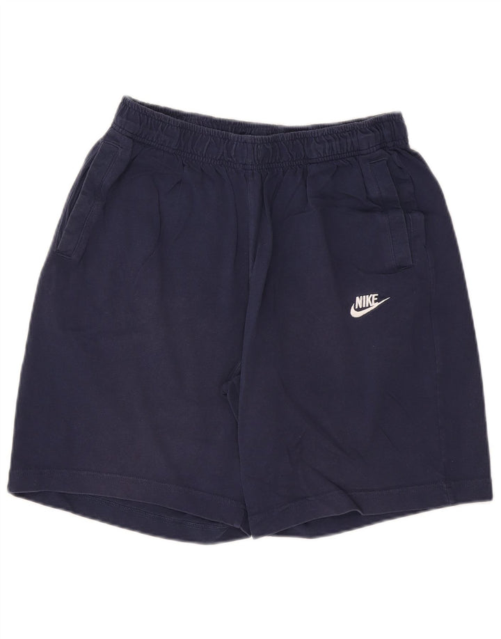 Pantaloni scurți sport Nike pentru bărbați, mari, albastru, bumbac