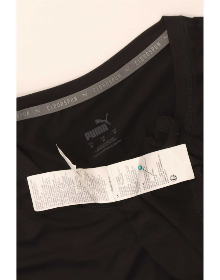 Tricou Puma pentru femei Cloudspun Top UK 12 Poliester mediu negru