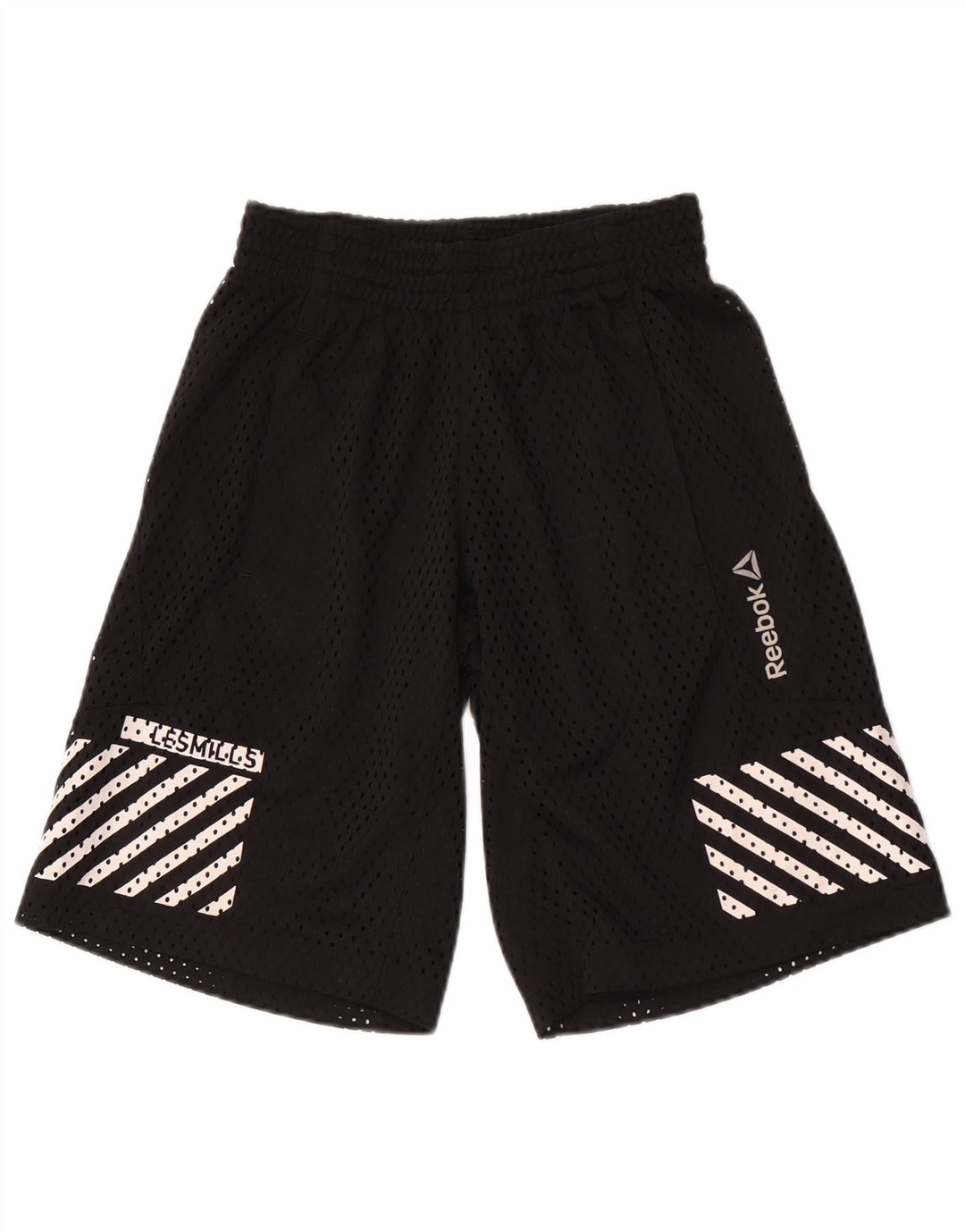 Pantaloni scurți sport pentru bărbați REEBOK XS cu dungi negre