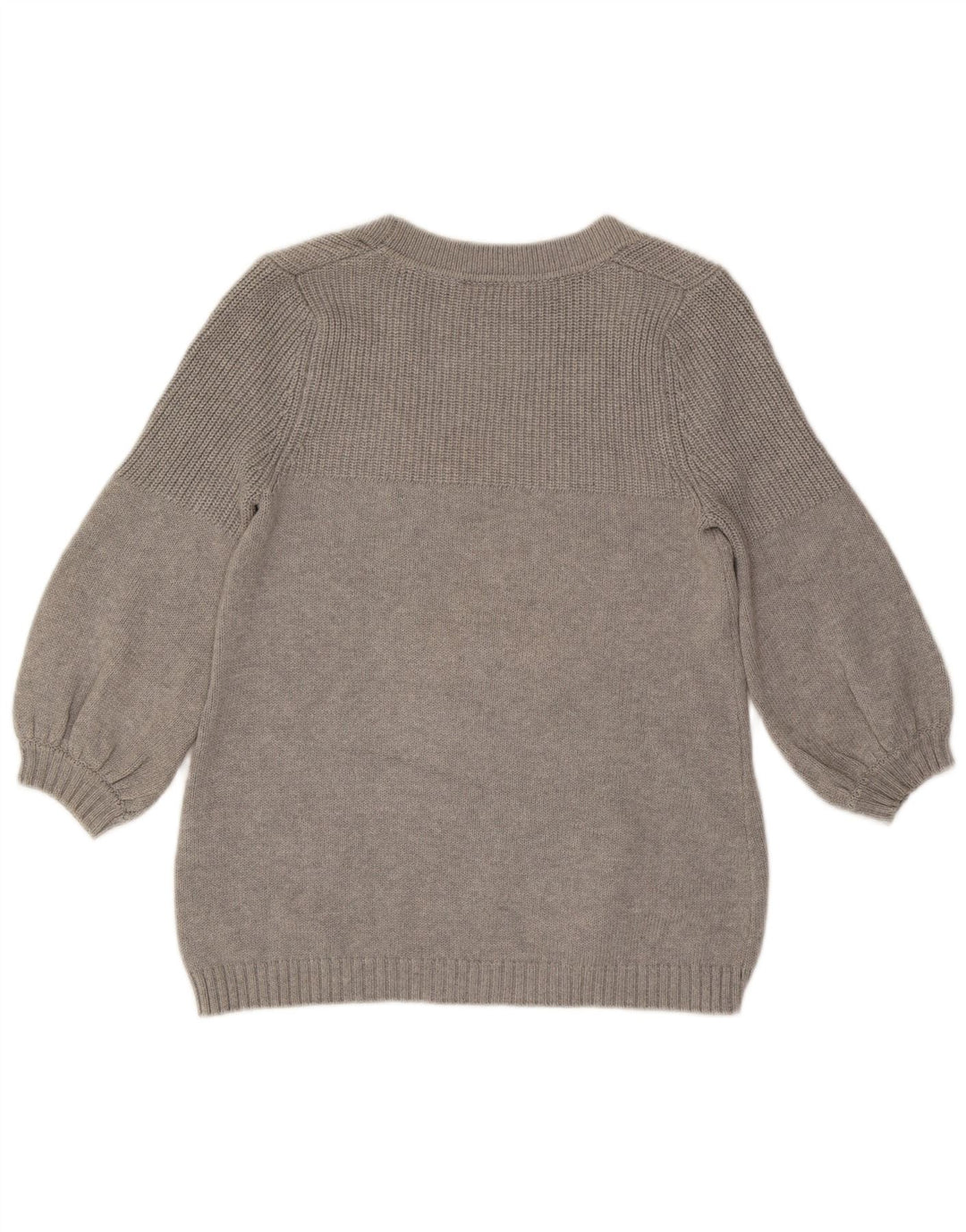 Pulover pentru femei WAREHOUSE, cu mâneci 3/4, cu gât de barcă, UK 12, Gri mediu