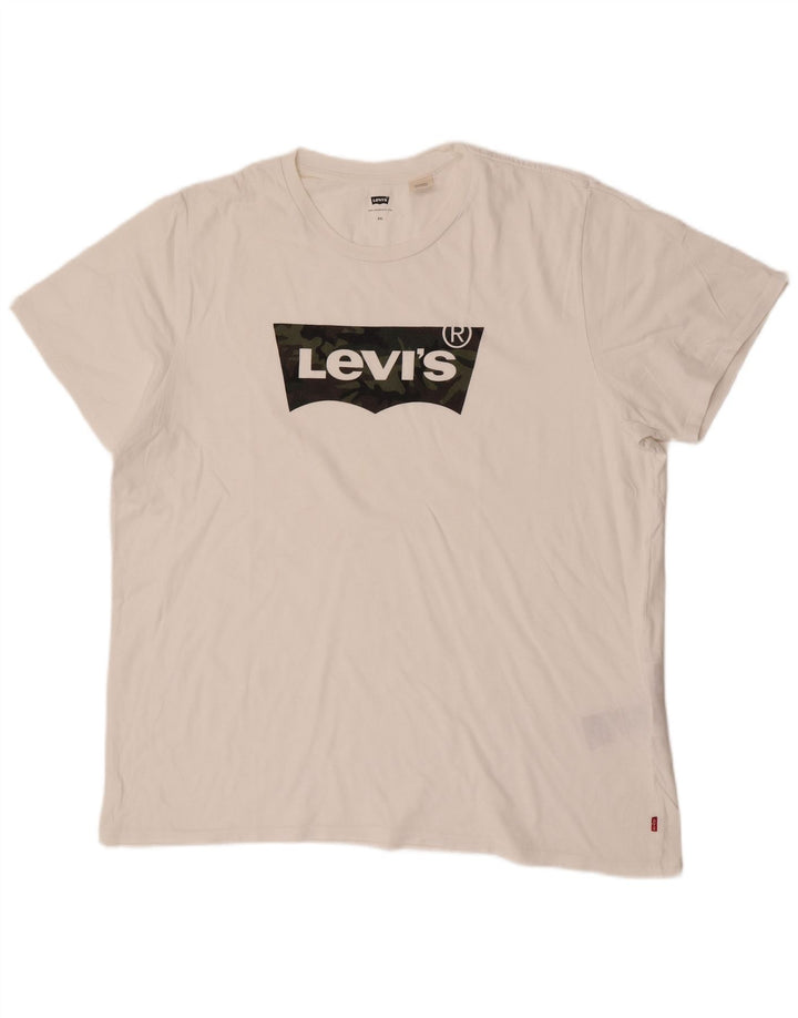 Tricou grafic pentru bărbați Levi's Top 2XL Bumbac alb