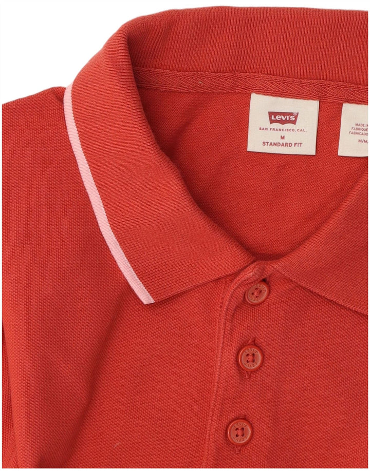 Cămașă polo pentru bărbați LEVI'S, cu ajustare standard, roșu mediu