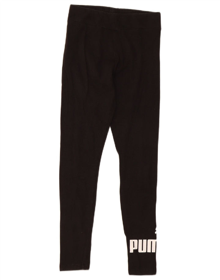 Leggings grafic Puma pentru femei UK 8 Small Black