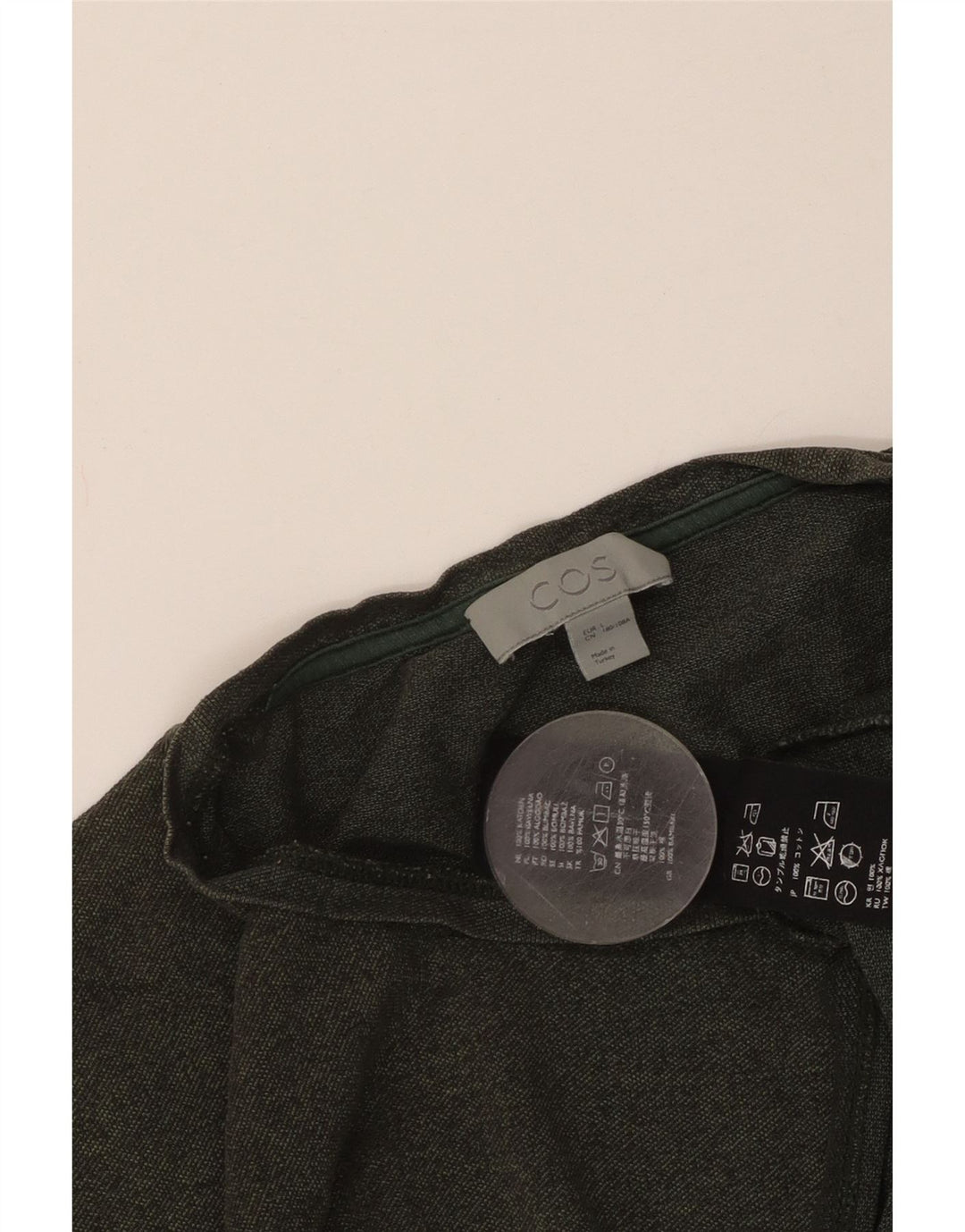 COS Tricou pentru bărbați Top mare verde