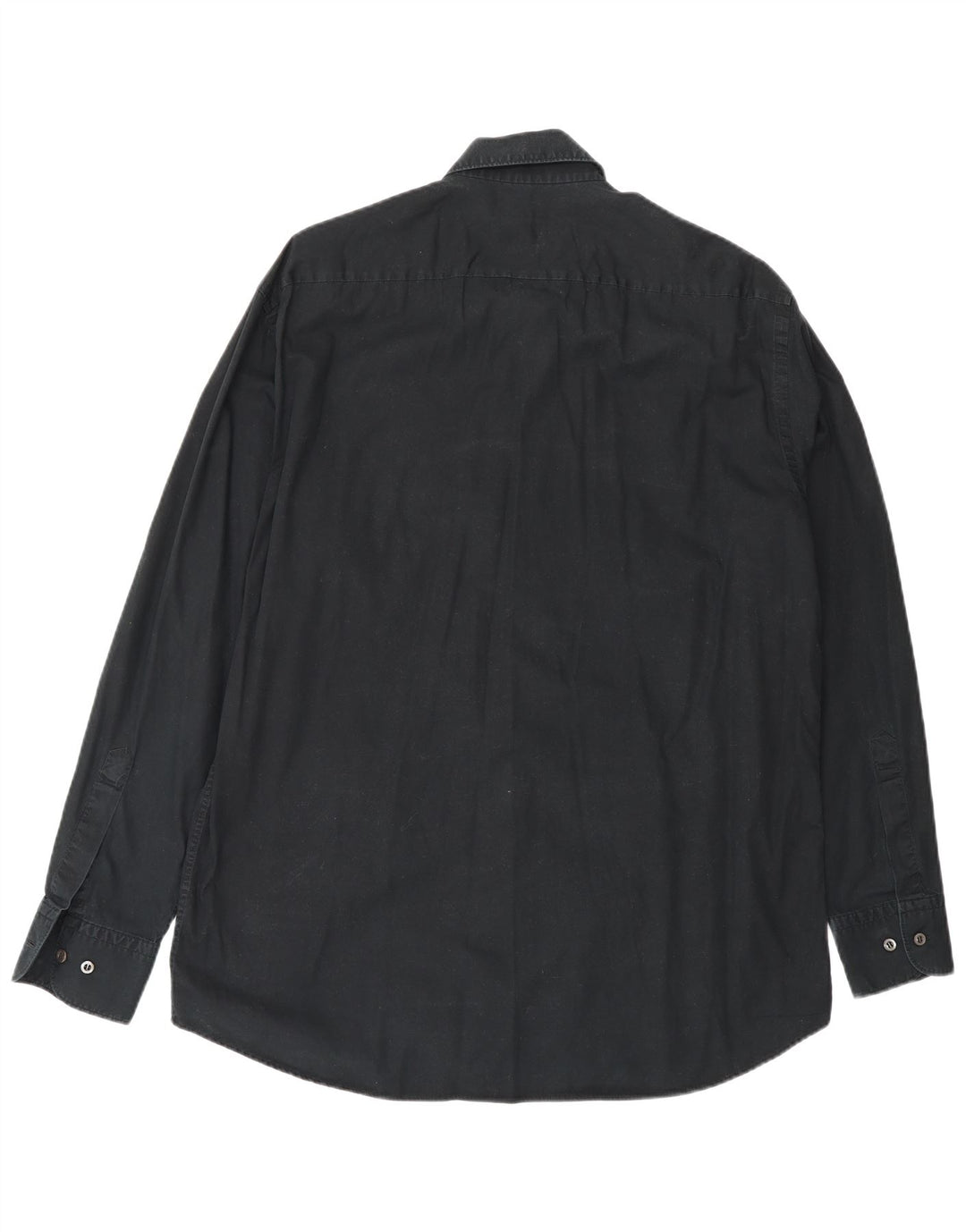 Cămașă pentru bărbați Hugo Boss Mărimea 16 1/2 mare, bumbac negru