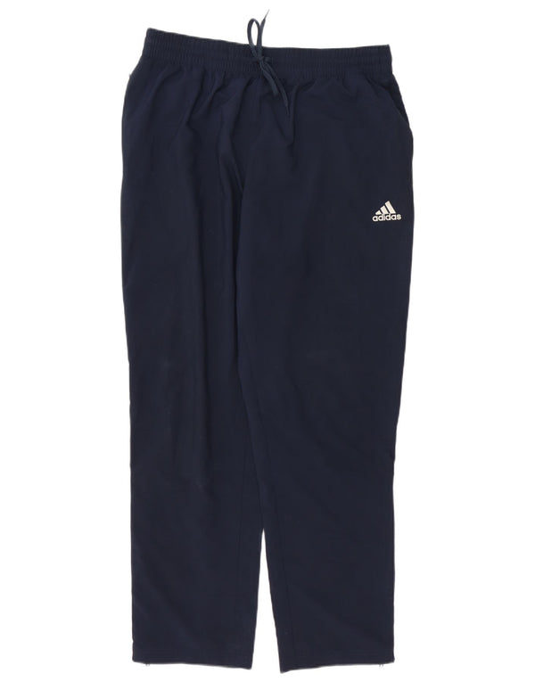 Pantaloni de trening Adidas pentru bărbați, mari, albastru, poliester