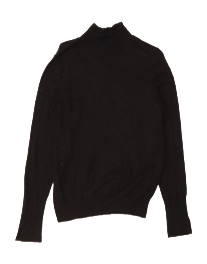 Pulover pentru femei cu gât țestoasă Zara UK 12 Medium Negru