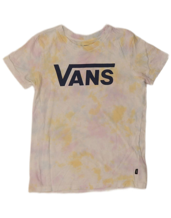 VANS Tricou cu grafic pentru femei Top UK 6 XS Multicolor Tie Dye Bumbac
