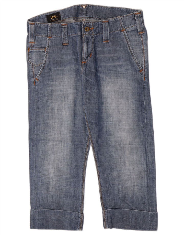 Blugi Lee Key West Capri pentru femei W29 L21, bumbac albastru