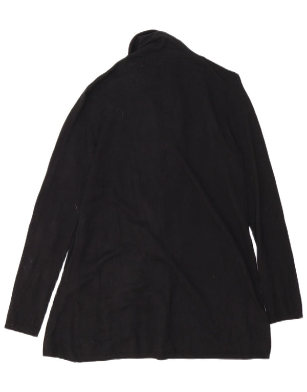 Pulover cardigan deschis pentru femei Zara UK 12 Medium Negru