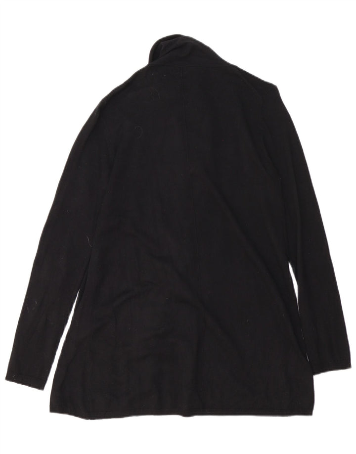 Pulover cardigan deschis pentru femei Zara UK 12 Medium Negru