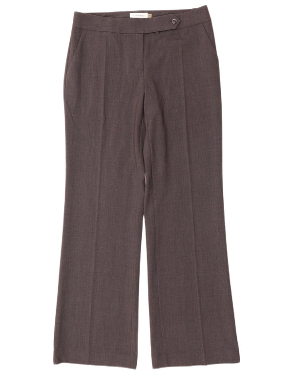 Pantaloni de costum Calvin Klein Classic Fit pentru femei US 6 Small W32 L32 Gri