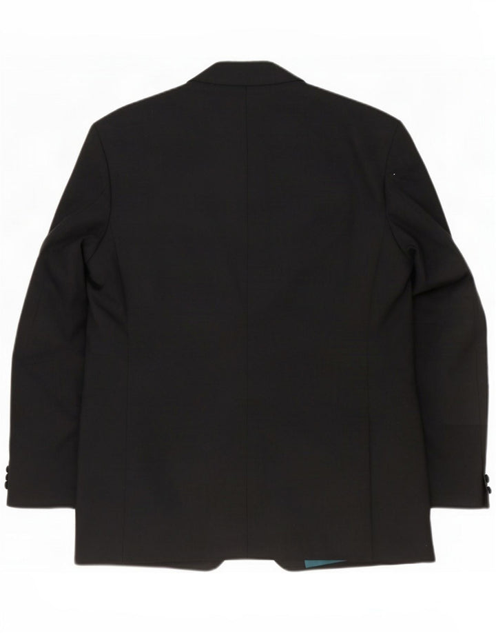 Marks & Spencer pentru bărbați St. Michael 2 Button Blazer Jacket UK 42 Large Black
