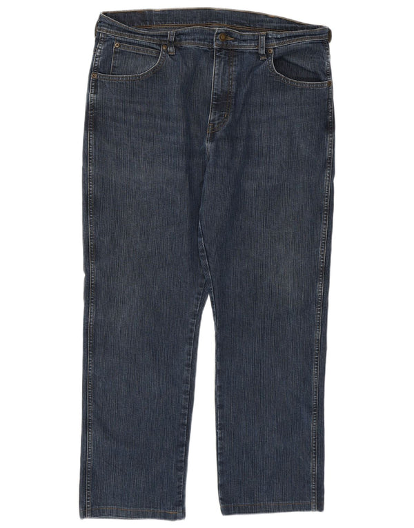 Blugi drepti WRANGLER pentru femei, cu ajustare normală, W36 L26, bumbac bleumarin