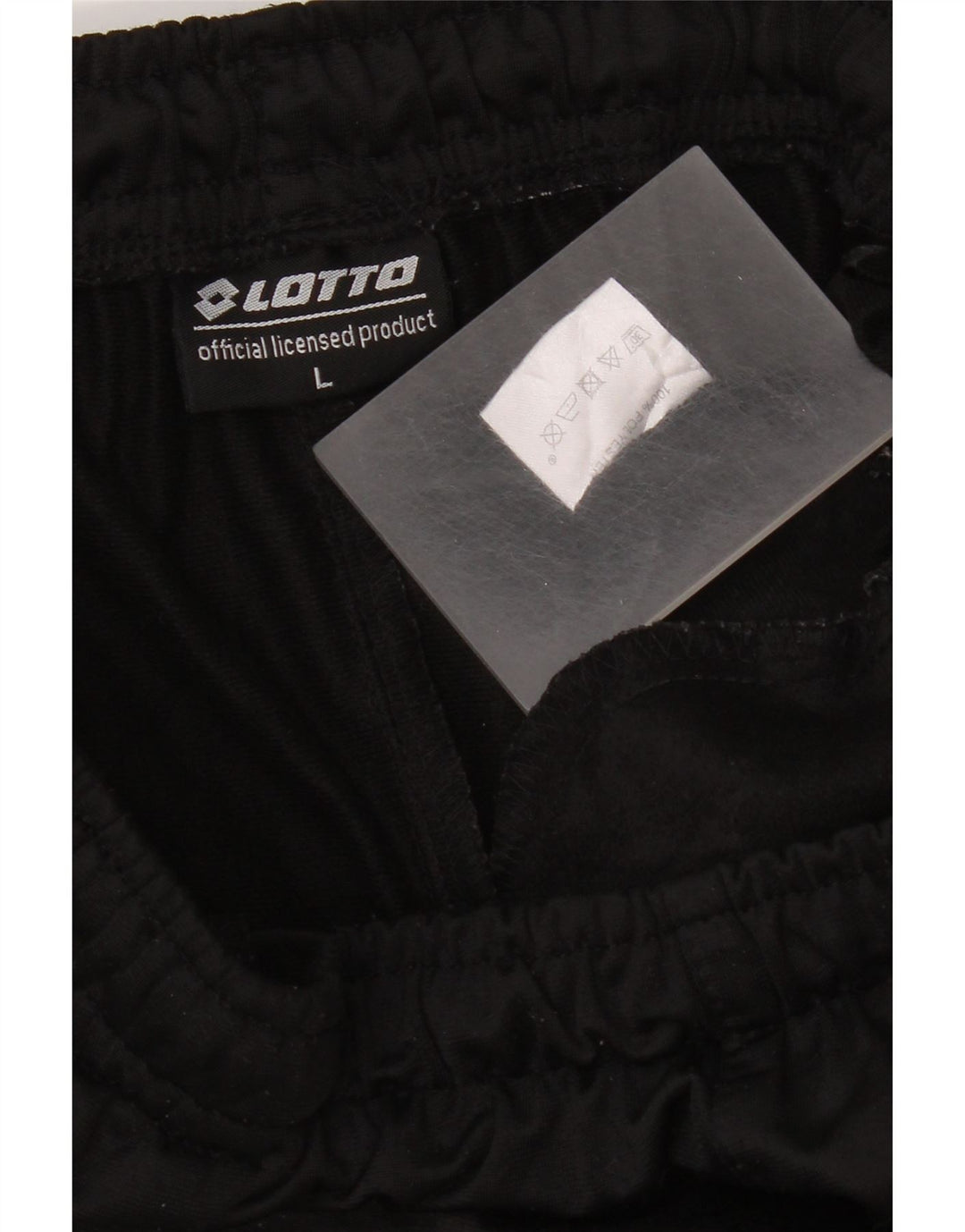 Pantaloni de trening pentru bărbați Lotto Pantaloni de jogging Mari Poliester negru