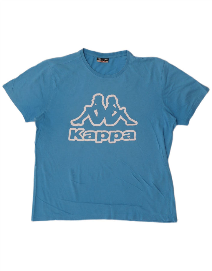 Tricou grafic pentru bărbați Kappa Top mare albastru