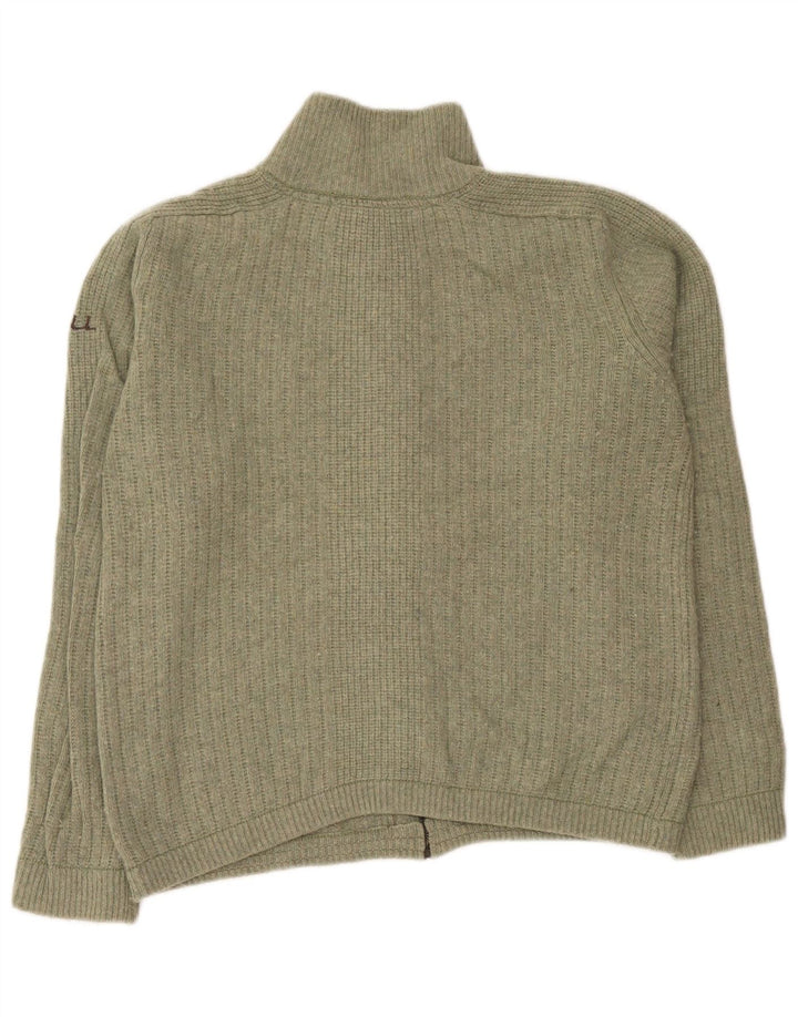 Pulover cardigan cu fermoar complet O'Neill pentru bărbați, lână mare kaki