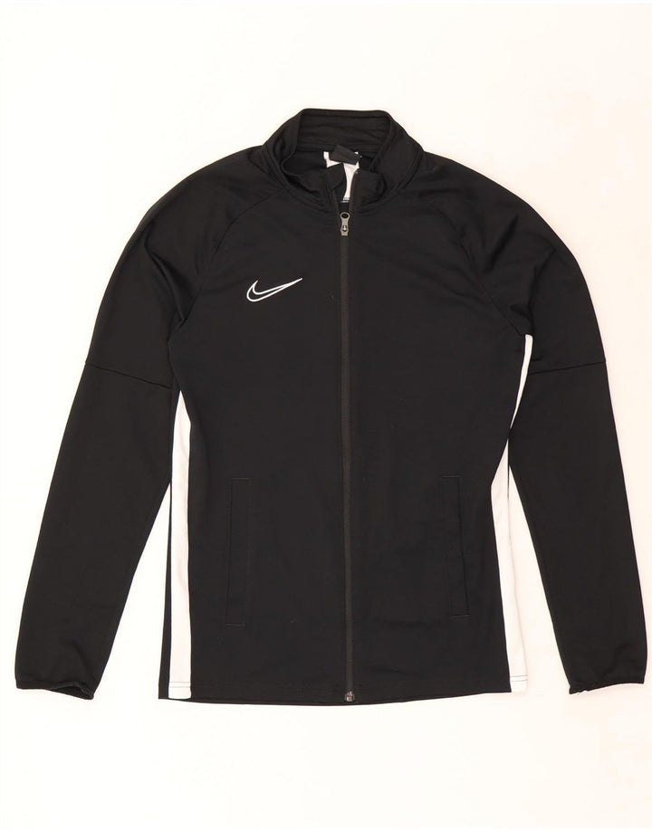 Jachetă de top pentru trening Nike Dri Fit pentru bărbați, mică, neagră, din poliester