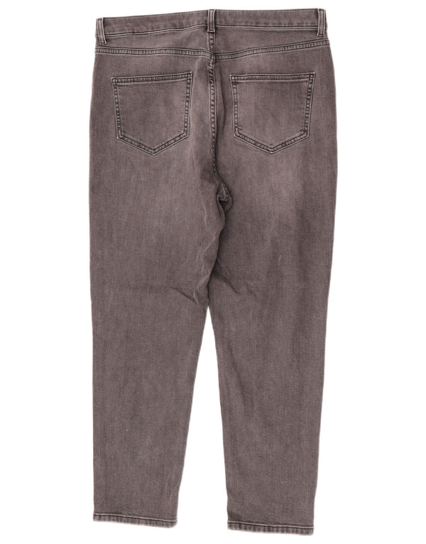 Blugi drepti pentru femei Marks & Spencer UK 14 Large W32 L26 Bumbac negru