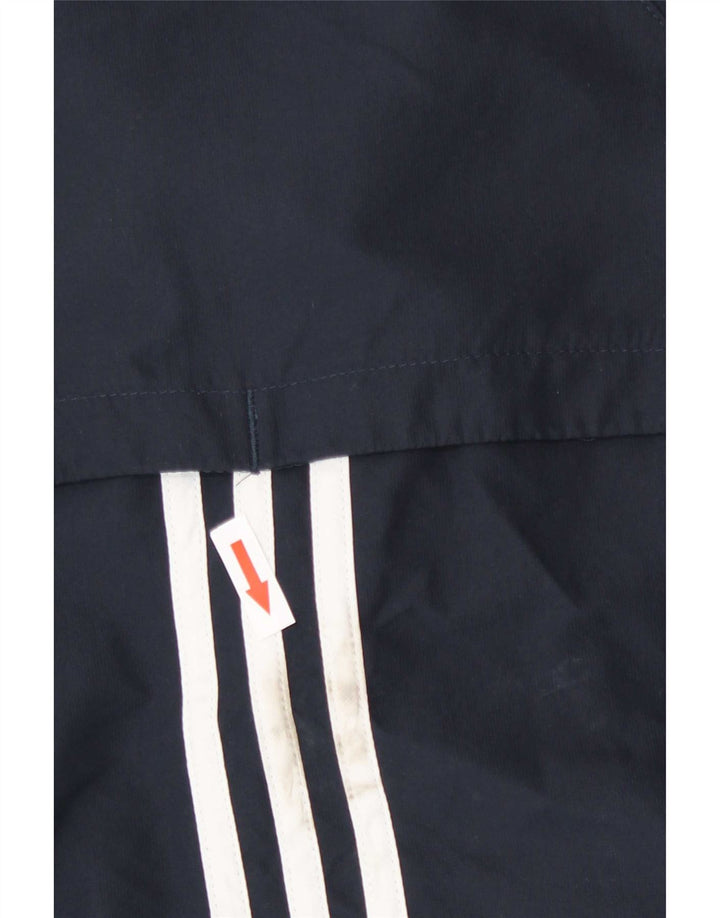 Jachetă de top pentru trening Adidas pentru femei UK 10 Poliester bleumarin mic