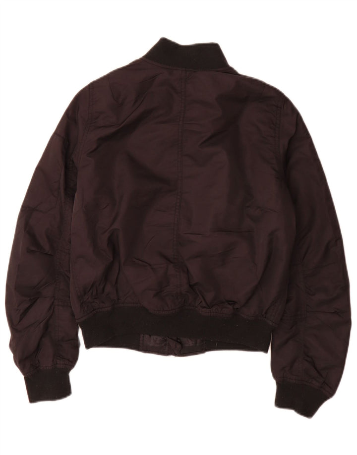 Jachetă bomber supradimensionată pentru femei Topshop UK 6 XS poliester negru