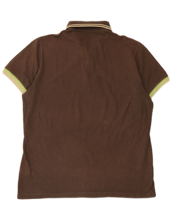 Cămașă polo Fred Perry pentru bărbați, ediție specială, mare, maro, bumbac