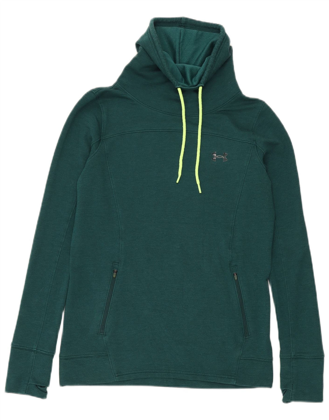 Pulover Under Armour pentru femei cu gât rulat, UK 10, verde mic