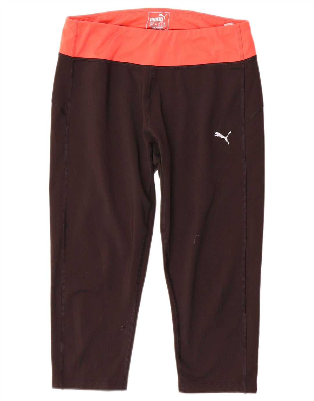 Leggings Capri Puma pentru femei UK 14 Medium Black Colorblock Poliester