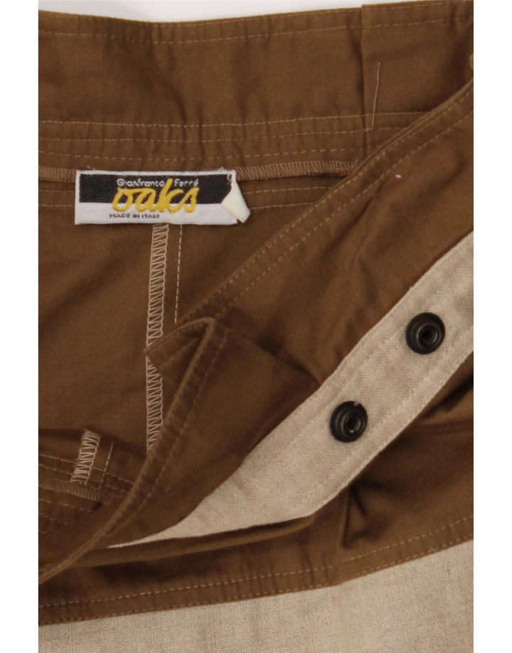 Pantaloni scurți casual pentru femei Gianfranco Ferre W28 Medium Bej Colorblock