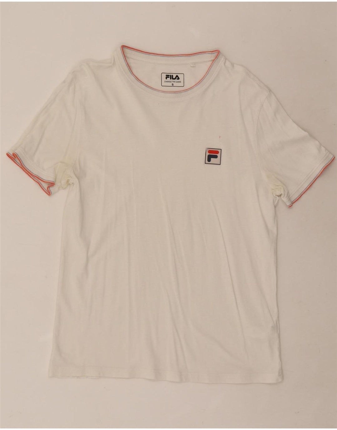 Tricou Bărbați Fila Top mic Bumbac cu dungi albe