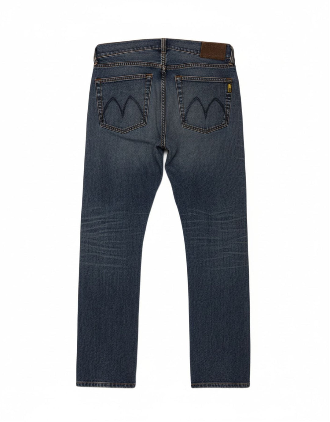 MELTIN' POT Womens Straight Jeans W30 L29 Blue Cotton